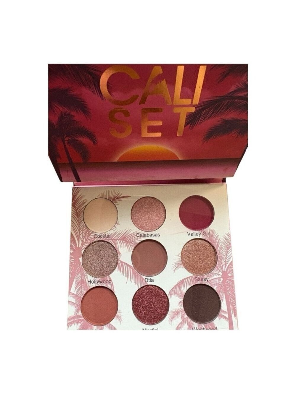 Beauty Creations Cali Set Eyeshadow Palette One Size Pink Gold